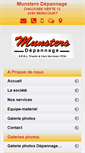 Mobile Screenshot of depannagemunsters.be